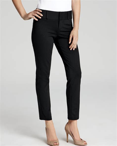 michael kors black pants womens|Michael Kors straight leg pants.